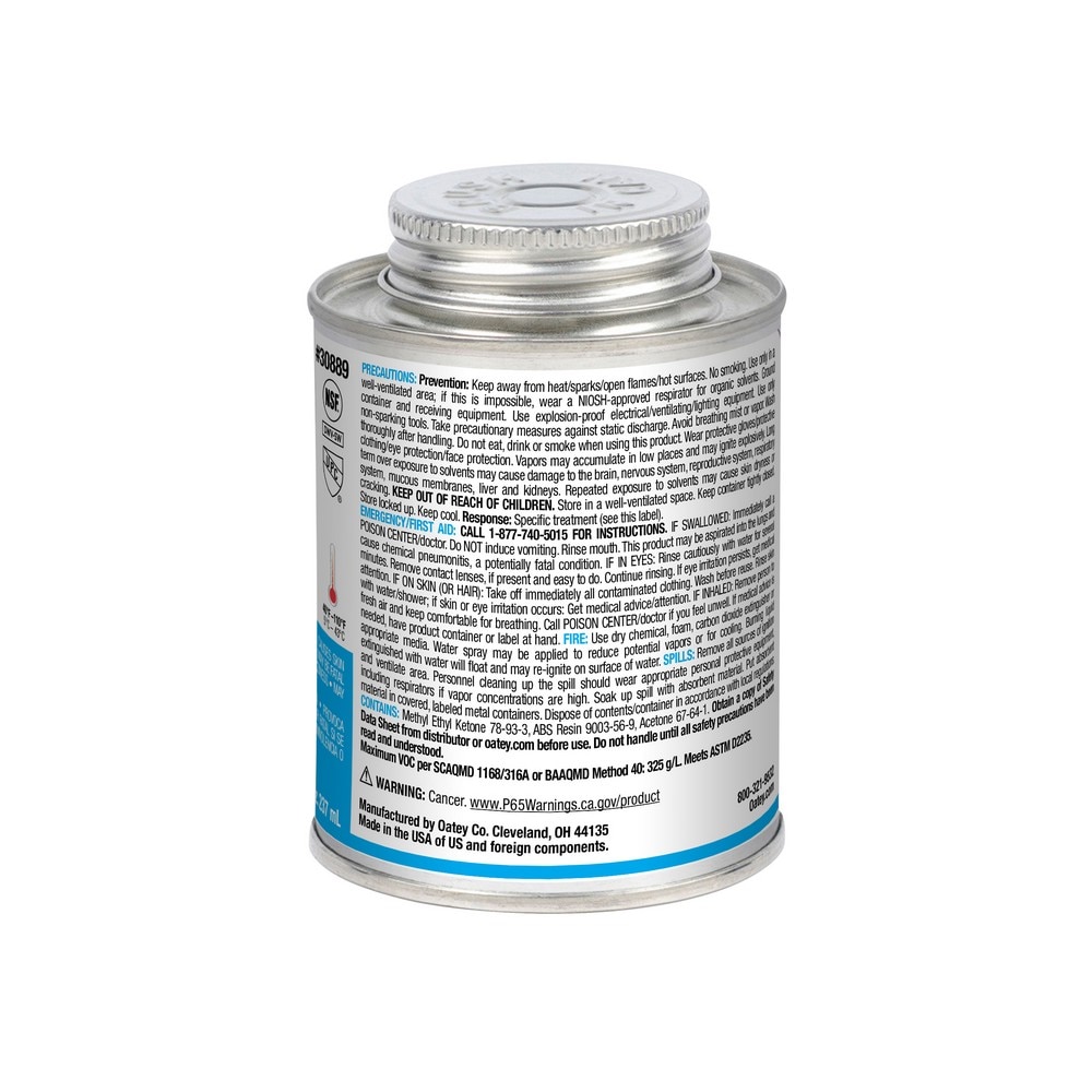 Cemento ABS negro de 32 onzas Oatey 30902L