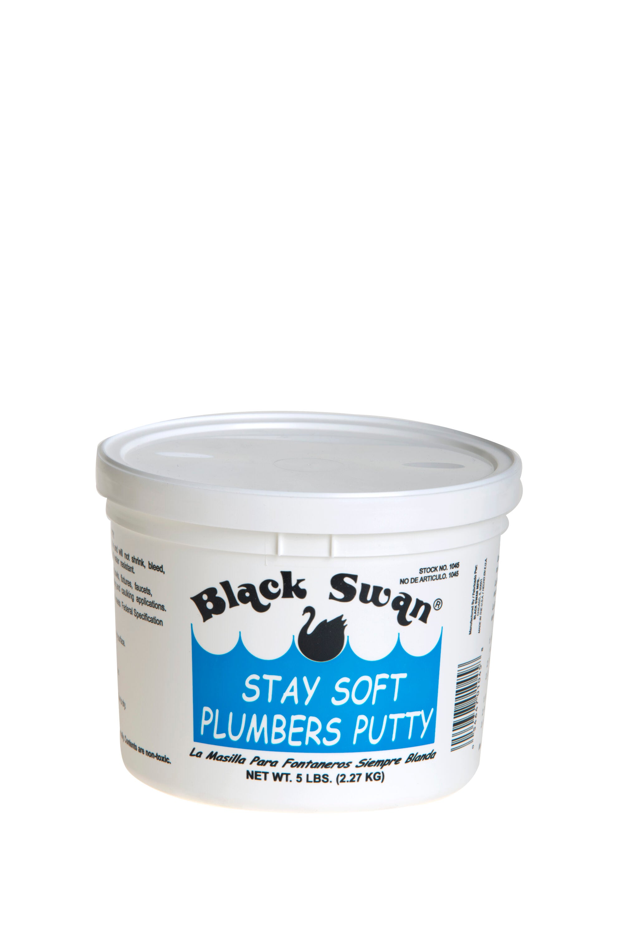 Pasta para fontaneros Black Swan Gray de 80 onzas de Black Swan Manufacturing Company 01045