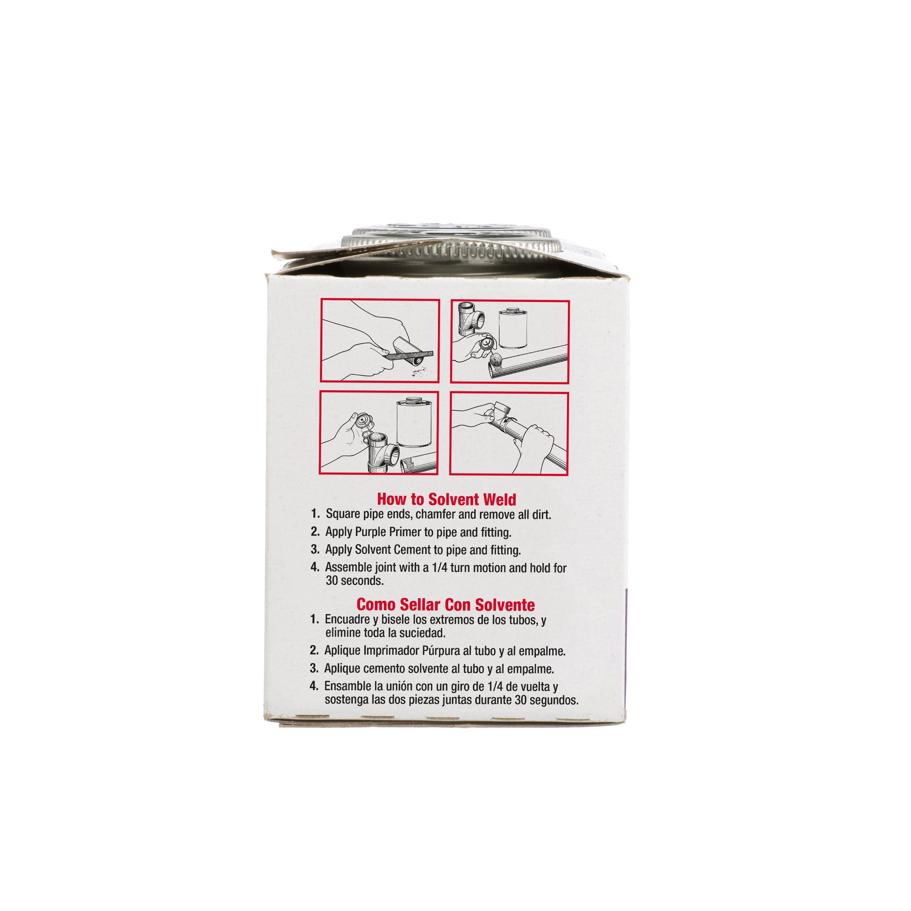 Oatey Paquete Práctico 8 oz Cemento Morado y Transparente para PVC y Primer 30244LV