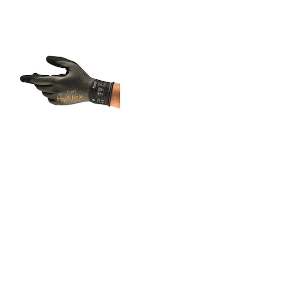 Guante Ansell Hyflex 11-939 Repelente a Cortes/Aceite Talla 8 12Pz - 11939080
