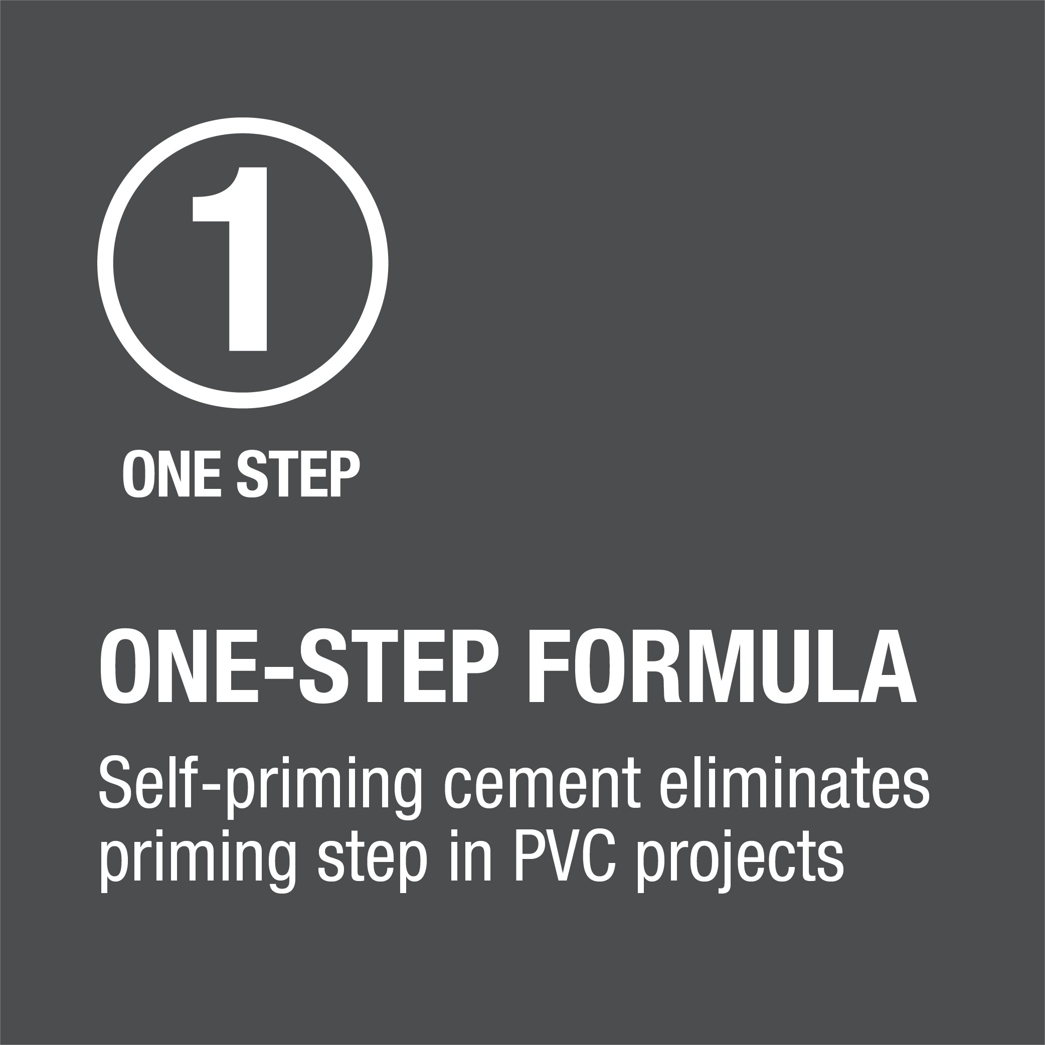 Cemento y primer PVC transparente de 10 oz Fusion One-Step de Oatey 32192L