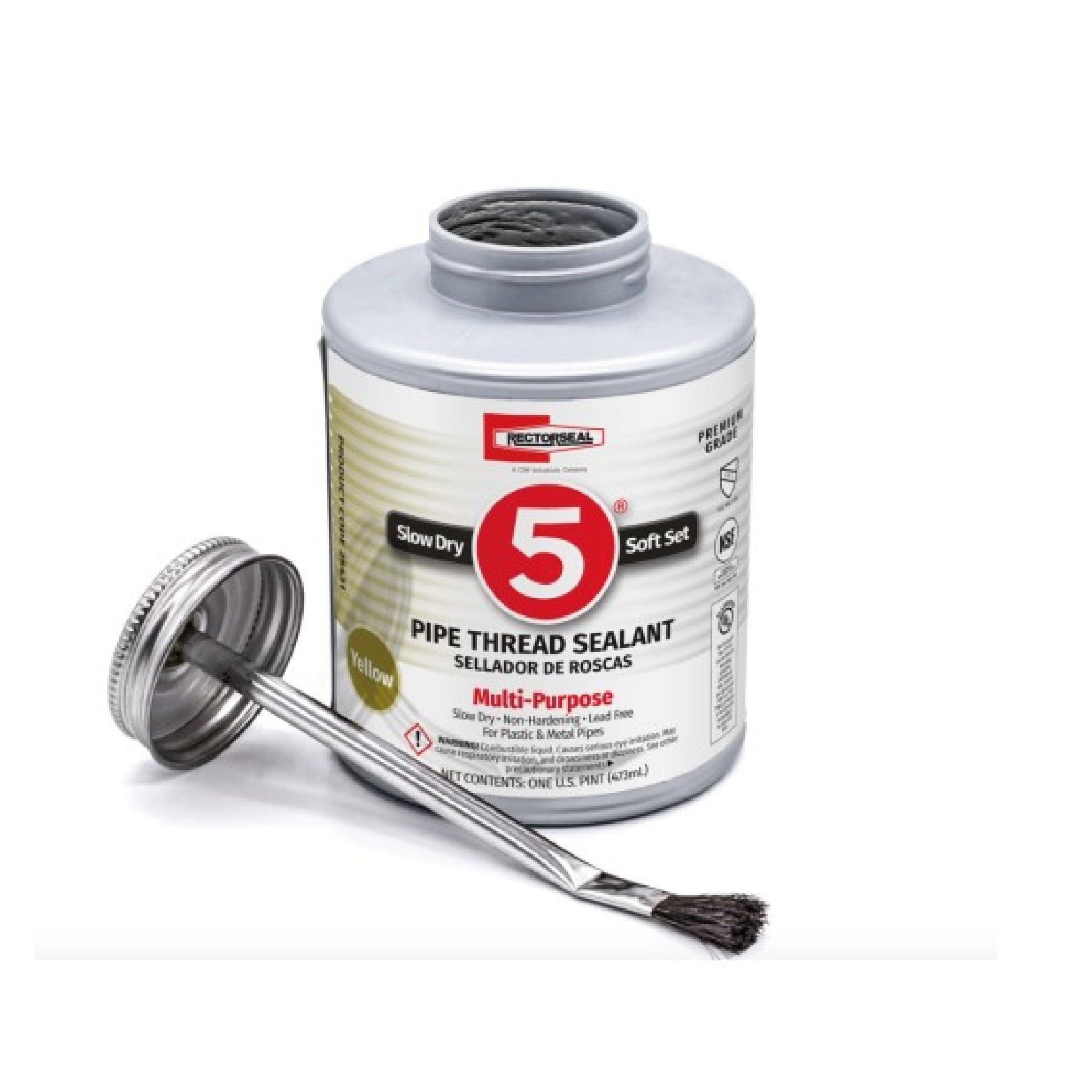 Sellador de Roscas No. 5 de RectorSeal, 19 fl oz. 25431