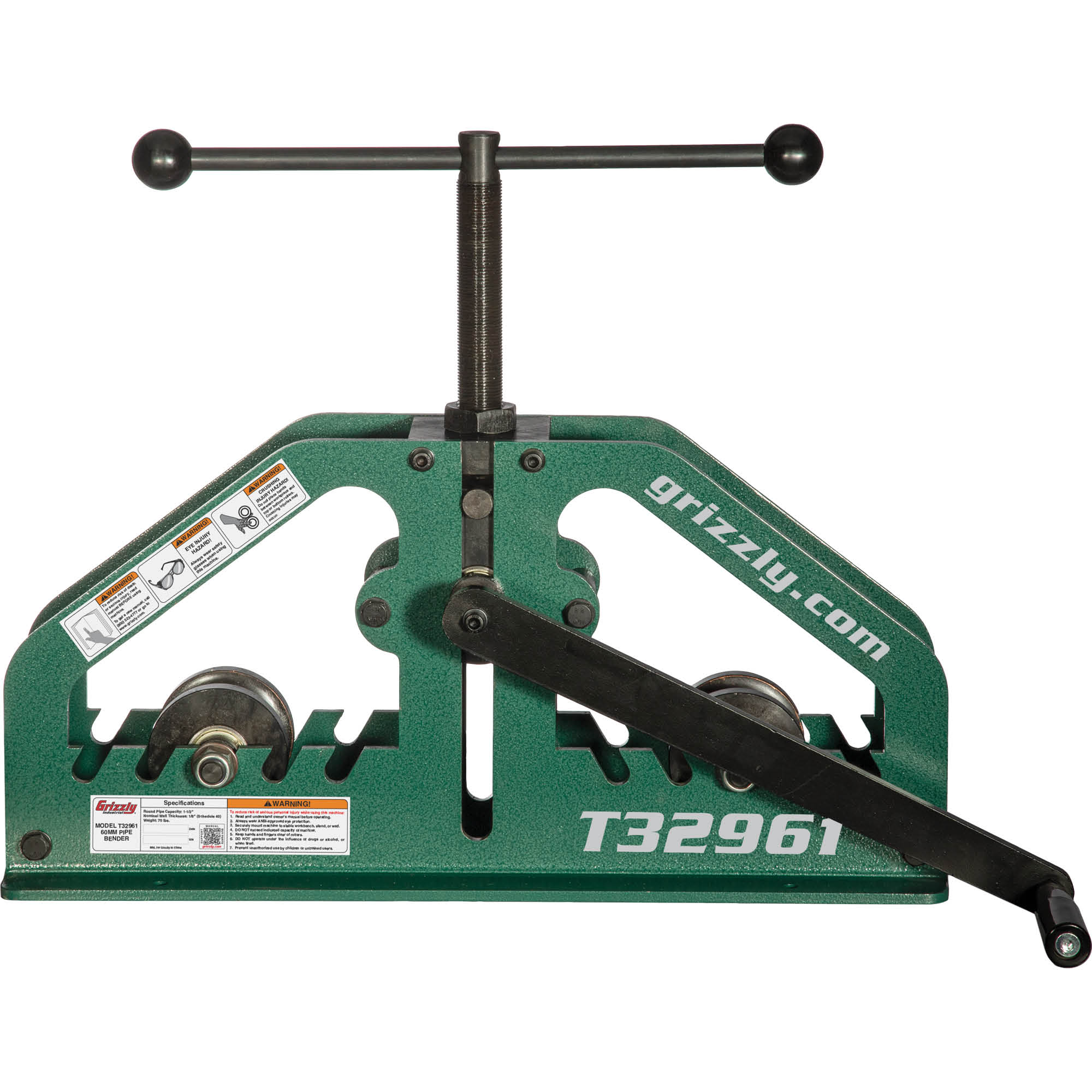Doblador de Tubos Grizzly Pip Bender de 60 mm T32961