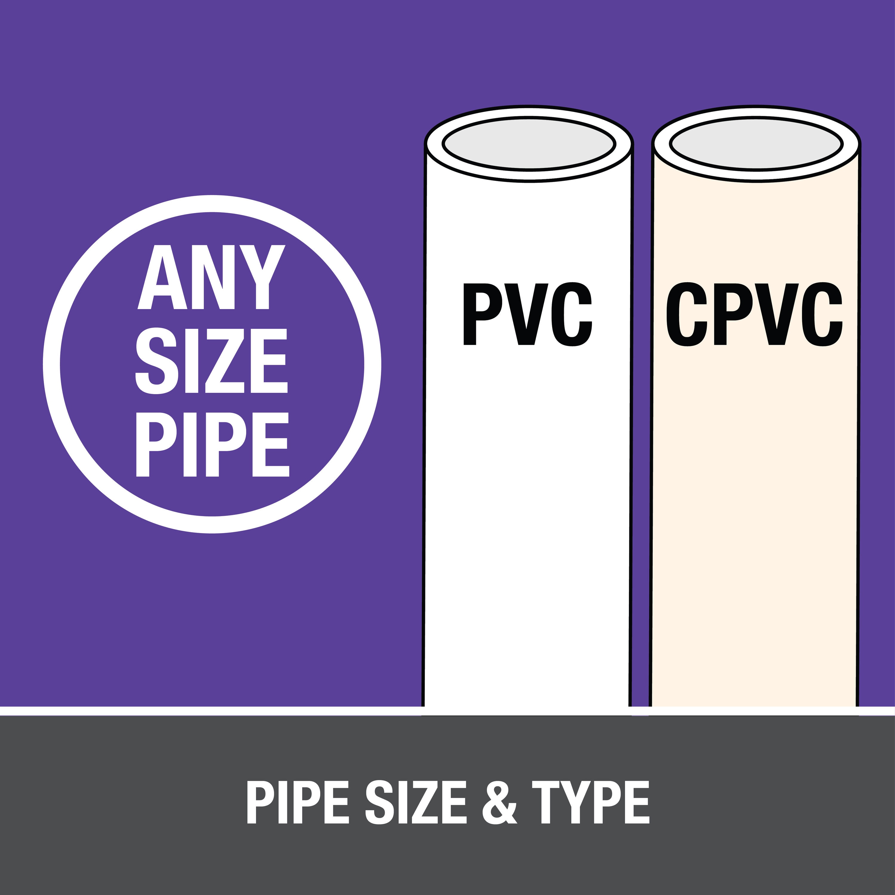 Imprimador púrpura de 16 oz para CPVC y PVC Oatey 30757L