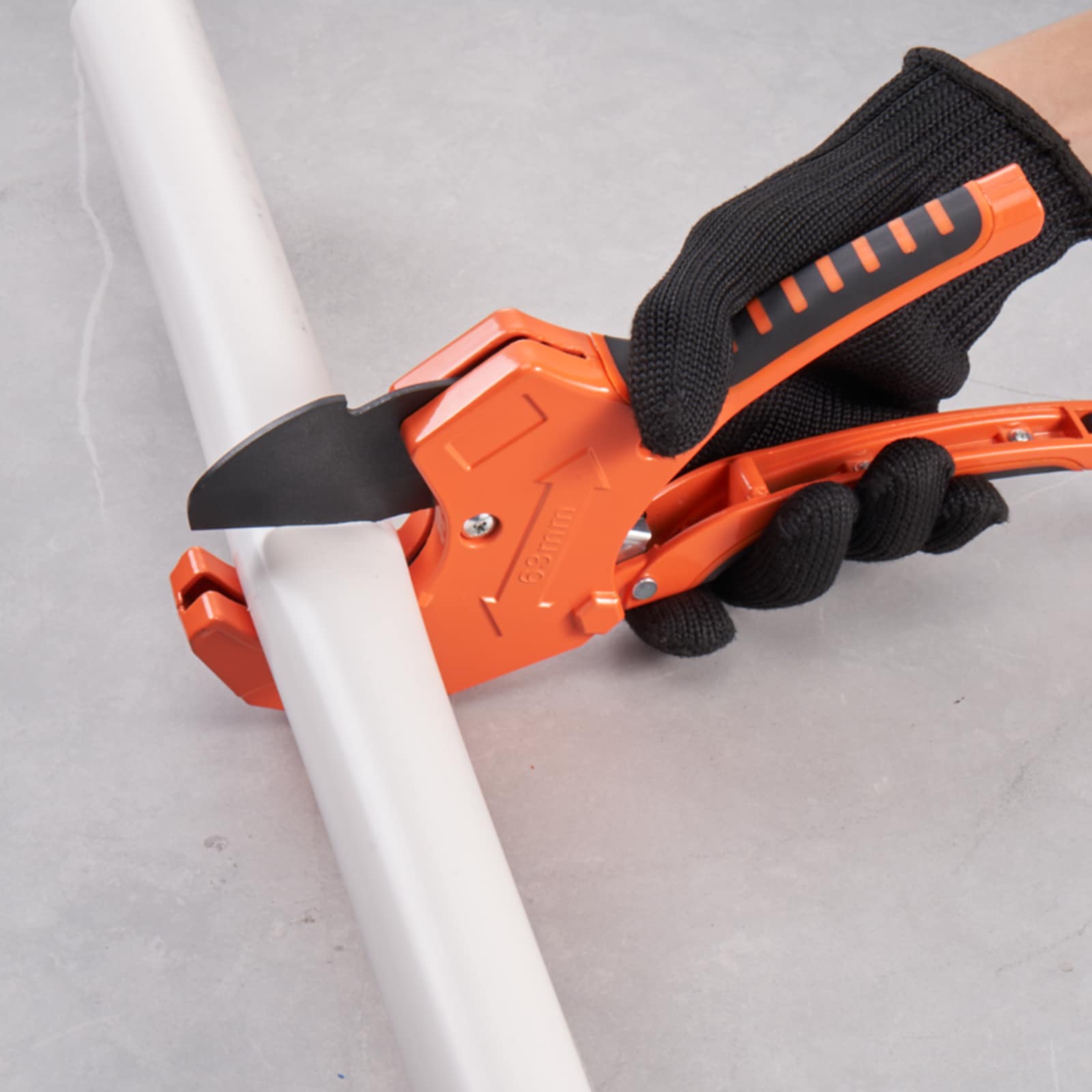 Cortador de tubos de PVC VEVOR de 2-1/2" O.D. tipo trinquete 2-1/2 pulgadas cortador de PVC