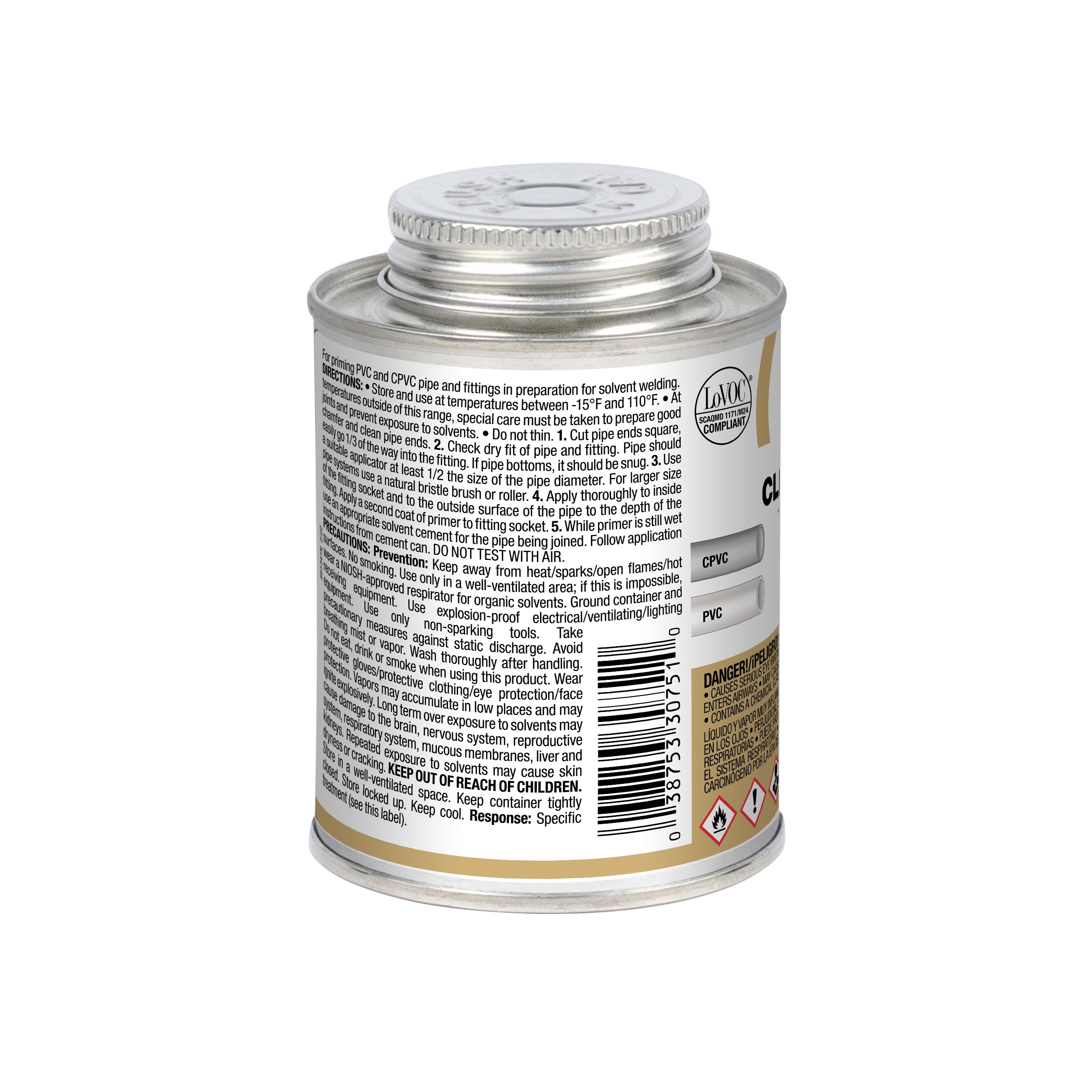 Imprimador Transparente de 8 onzas Oatey 30751L