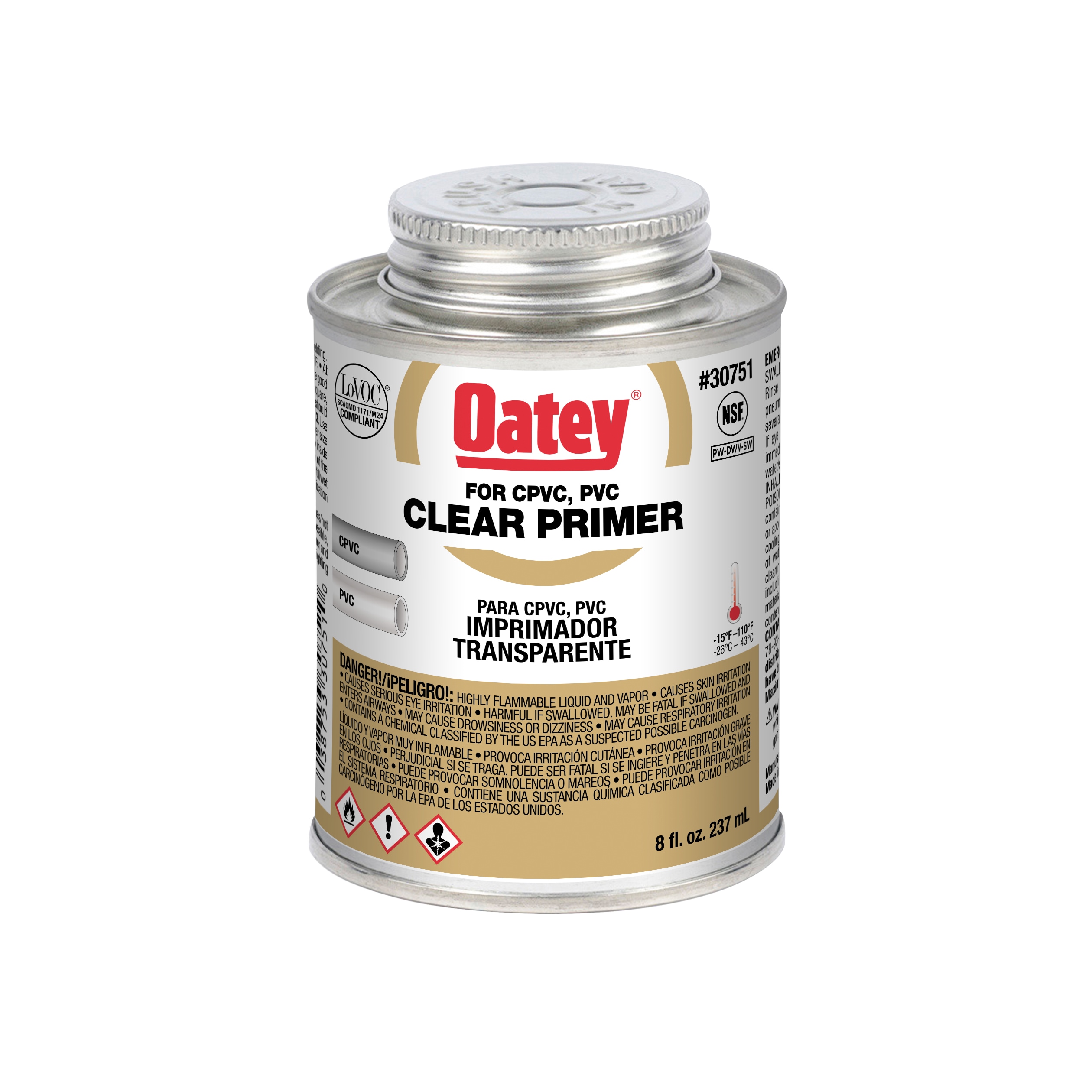Imprimador Transparente de 8 onzas Oatey 30751L