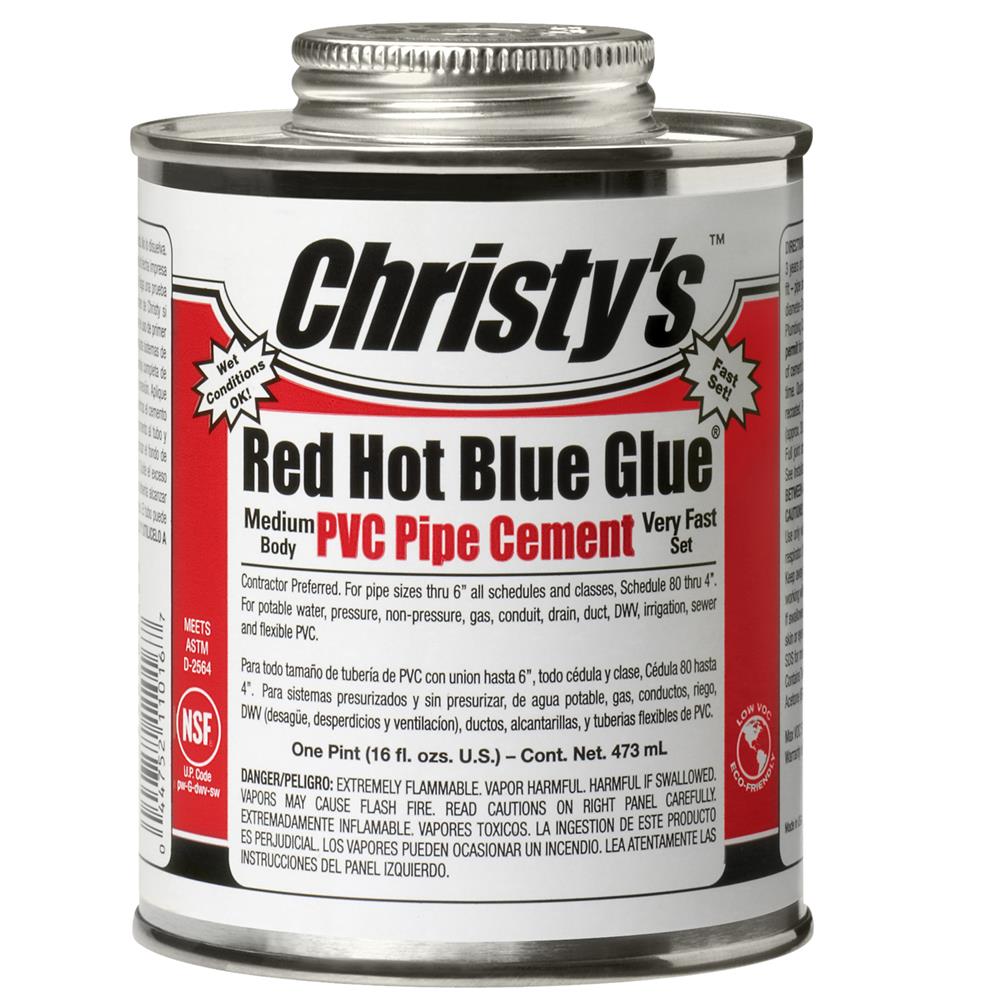 Pegamento PVC Azul de Alto Rendimiento con 32 oz - Adherencia Total