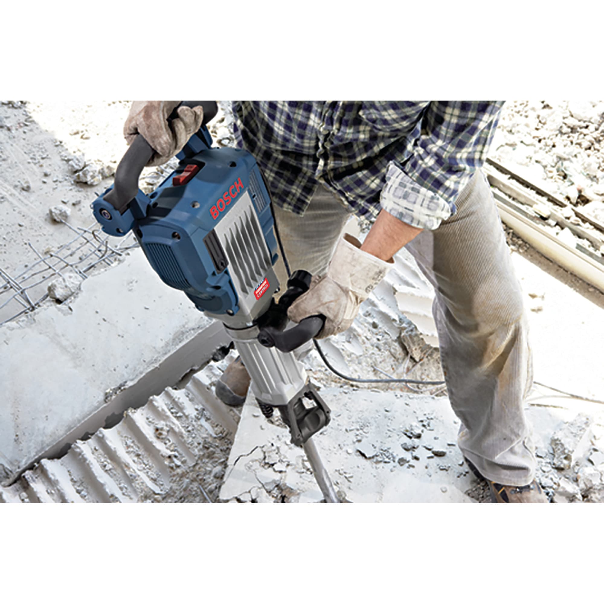Martillo Demoledor Bosch Jack Breaker de 120 voltios con cable 11335K