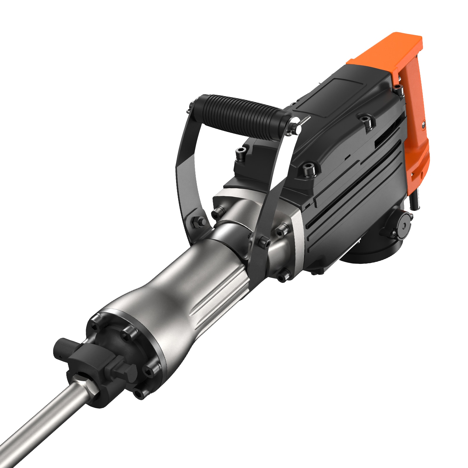 Martillo demoledor con cable de 110 voltios SVOPES 2200 W con 4 puntas cinceladoras a 1350 BPM