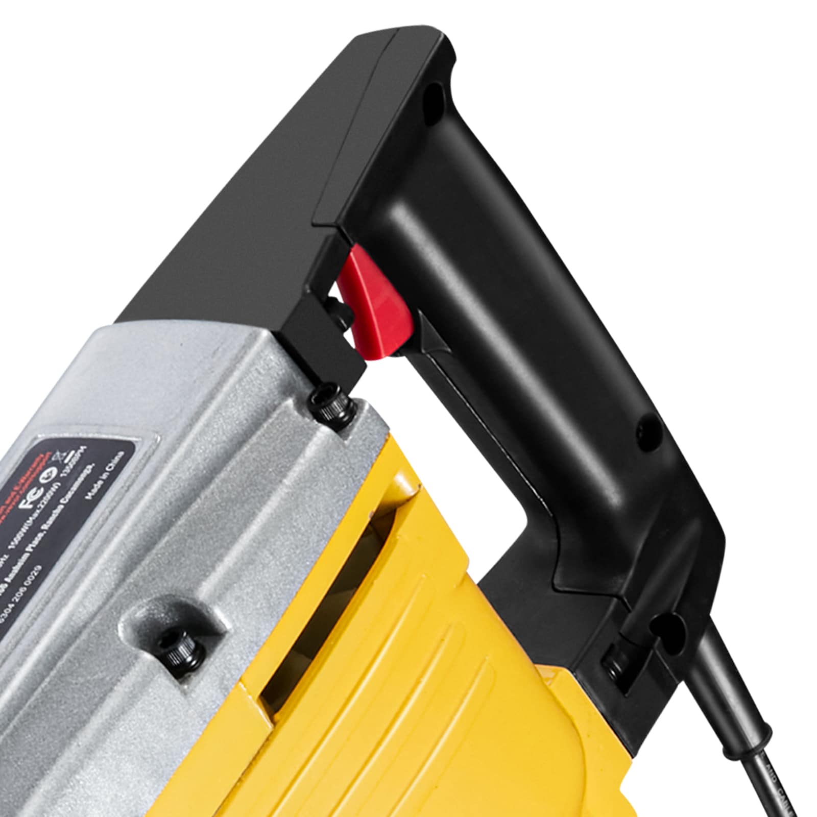 Martillo Demoledor Con Cable de 110 Voltios SVOPES 2200 W Con 2 Brocas Cinceladoras a 1350 BPM