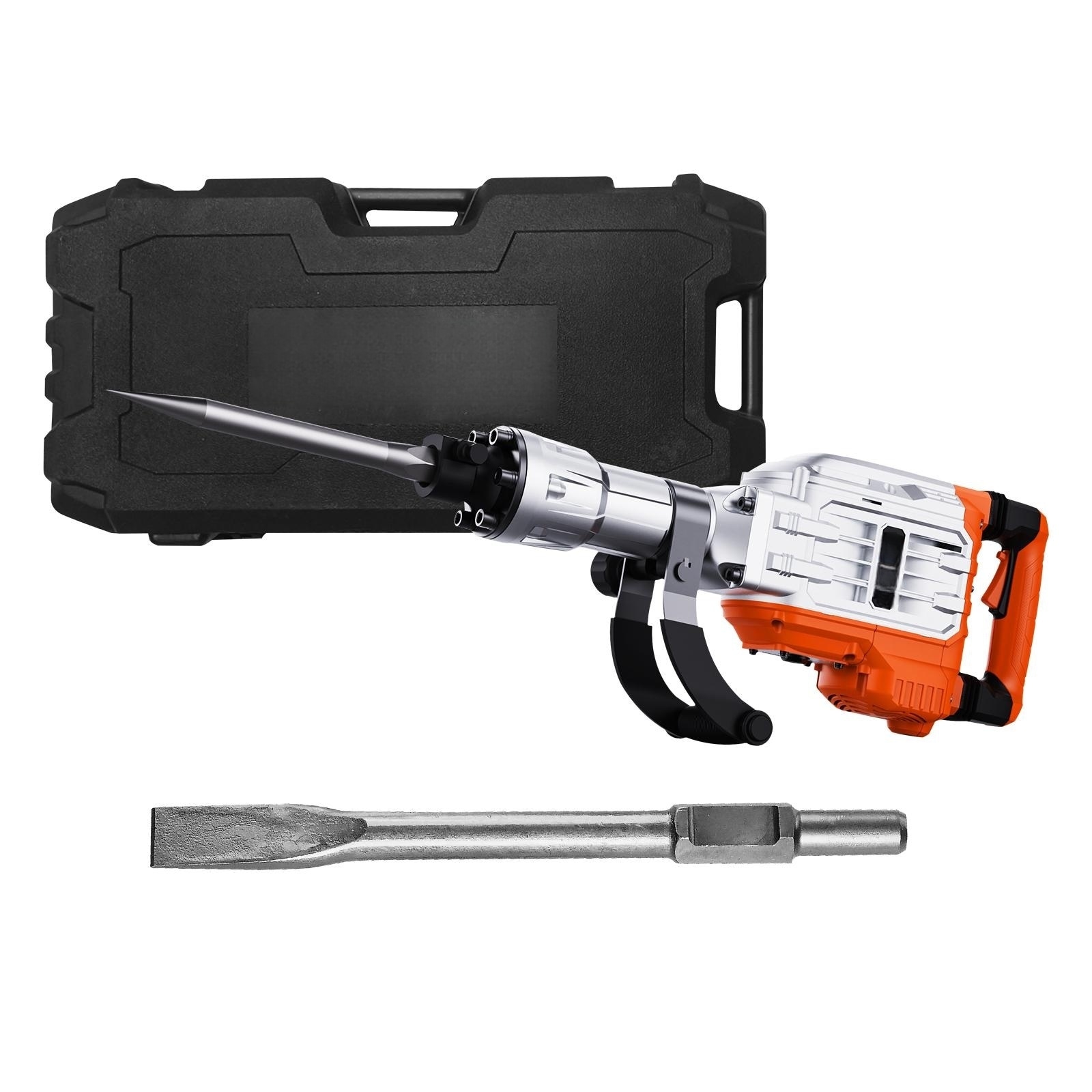 Martillo Demoledor con Cable de 110 Voltios SVOPES 3500 W 2 Puntas Cincel 1900 BPM