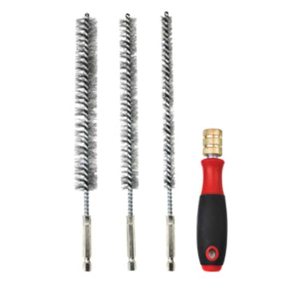 Brocha de acero inoxidable con un diámetro de 9 pulgadas Gizmo - GI67584
