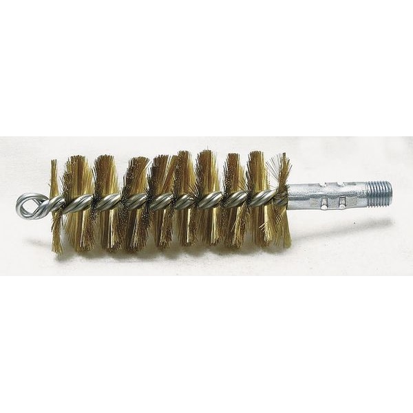 Cepillo de Tubo Tough Guy, Mango L no aplicable, Cepillo de 4-1/2 pulgadas de Largo, Metal, 7 1/2 pulgadas de Largo en Total - 3EDJ4