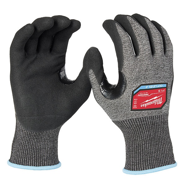 Guantes sumergibles Milwaukee Tool resistentes al corte, nivel de corte A2, calibre 18, S - 48-73-7120E
