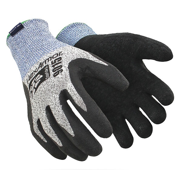 Guantes recubiertos resistentes a cortes Hexarmor, Nivel de corte A7, 13 ga, Gris, Talla L (9) - 9015-L (9)