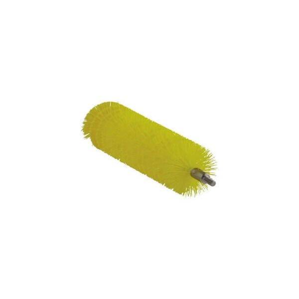Cepillo de tubo Remco Vikan de 1.6 pulgadas para barra flexible, tamaño mediano, amarillo - 53686