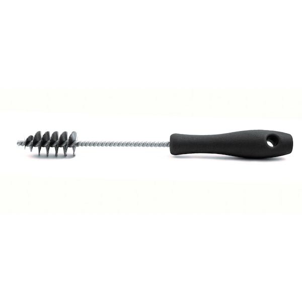 Brocha de limpieza de inyectores Brush Research Manufacturing PTD-1, diámetro mayor de .975", acero inoxidable, 10.5" de longitud total, mango de plástico - PTD1
