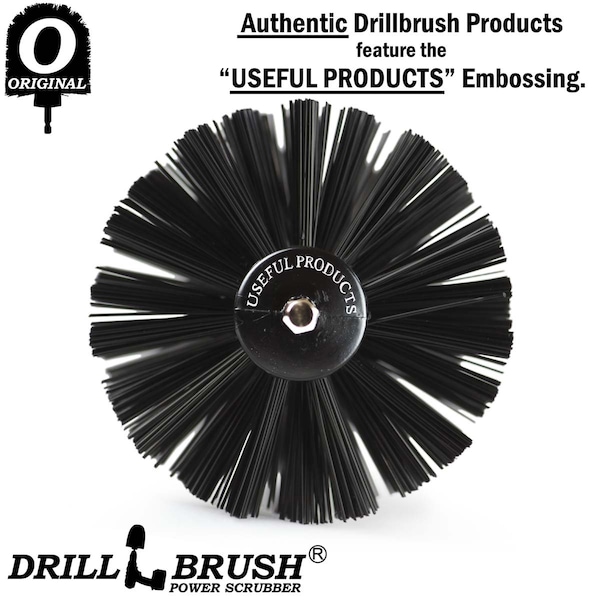 Accesorios para Parrilla Drillbrush - El Cepillo para Parrilla - Limpiador para Parrilla - Agarradera para Parrilla - O-K-QC-DB