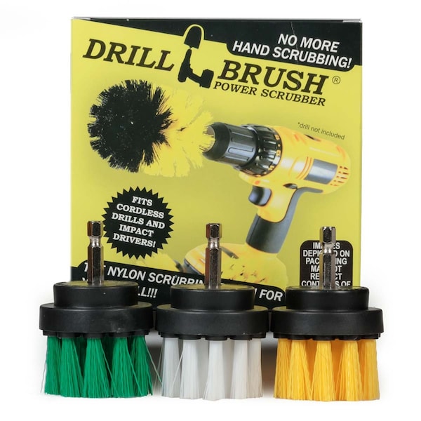 Producto: Drillbrush - Suministros de Limpieza - Tina - Accesorios de Baño - Fregar - Tina de Baño para Bebés - 2IN-S-GWY-QC-DB