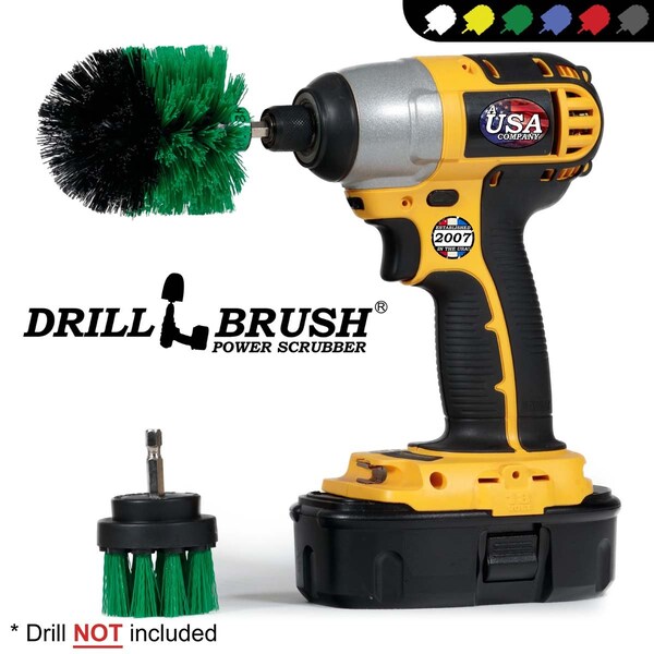 Limpiadores para el hogar Drillbrush - Accesorios de cocina - Suministros de limpieza - G-S-2M-QC-DB