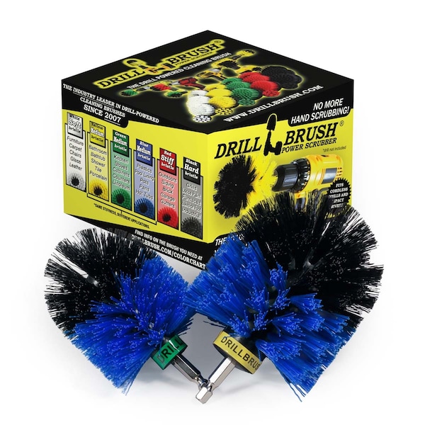 Cepillo Taladro Drillbrush - Accesorios para Barcos - Suministros de Limpieza - Cepillo para Fregar - B-S-MO-QC-DB
