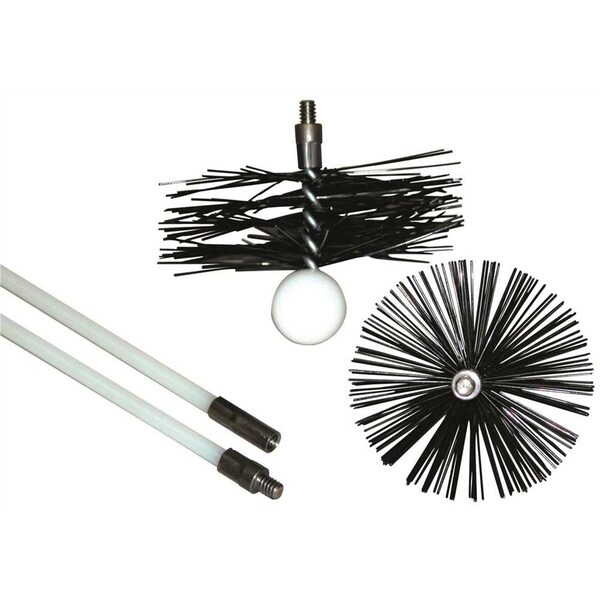 Cepillo para limpieza de chimenea de estufa de pellets Esteras Tikar 5 pulgadas - ES2212282