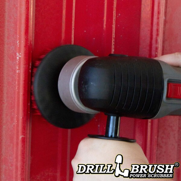 Drillbrush Outdoor - Suministros de Limpieza - Cepillo Taladro - Limpia y Remueve Algas - 5IN-S-R-T-DB