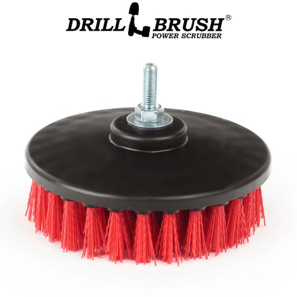 Drillbrush Outdoor - Suministros de Limpieza - Cepillo Taladro - Limpia y Remueve Algas - 5IN-S-R-T-DB