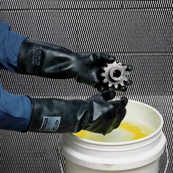 Guante resistente a productos químicos Honeywell North, 24 mil, talla 8, paquete de 1 - BNI243/8