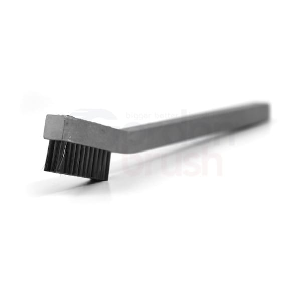 Cepillo para Raspado de Mano con Mango de Aluminio y Alambre de Acero Inoxidable 0.003" Gordon Brush 3 x 11 Filas - 33SSAG-12