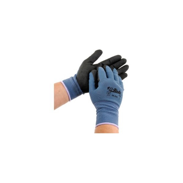 Guantes Gtek de Nitrilo con Agarre de MicroSuperficie de Nylon, 12 pares DZ, XS - 34-500/XS