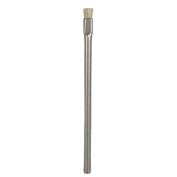 Brocha Gordon Brush SST10HH de Cerda de Cerdo .31 pulgadas de Diámetro .37 pulgadas de Recorte y Aplicador de Acero Inoxidable - Paquete de 25 - SST10HH