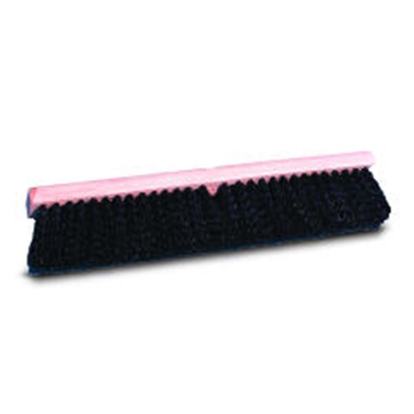 Cepillos de piso de polipropileno medianos Pinpoint de 24 pulgadas - Negro - 24in. - PI3040132