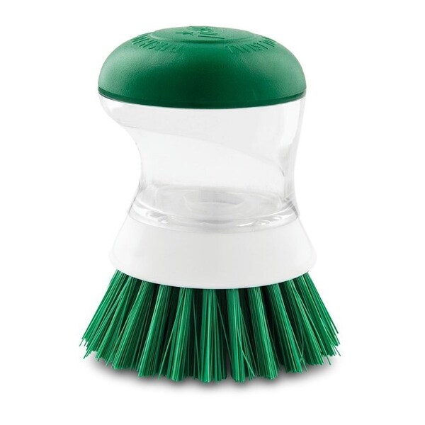 Cepillo de Mano LIBMAN Co LIBMAN, Cerda de Nylon, Mango de Agarre Cómodo, Mango Verde - 1278
