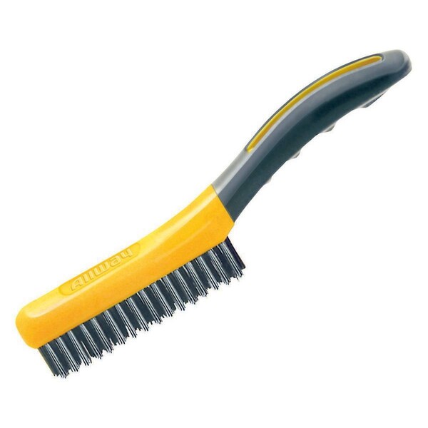 Weldcote Cepillo - Mango de Zapato de Acero al Carbono con Cerdas, Paquete de 12 - BRUSHCSSH0E