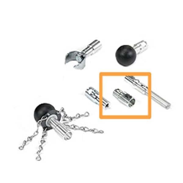 Adaptador de Cepillo Roscado 2724 de Rickis Rugs A.W. Perkins Co para RoVac a Varilla de Limpieza Rápida de 5/16 Pulgadas - RI2212306