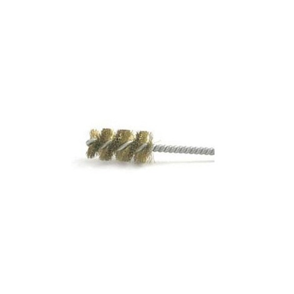 Brocha de Acero Inoxidable Brush Research Manufacturing con Mango de Madera 3/8" DIA - BS85S375WH