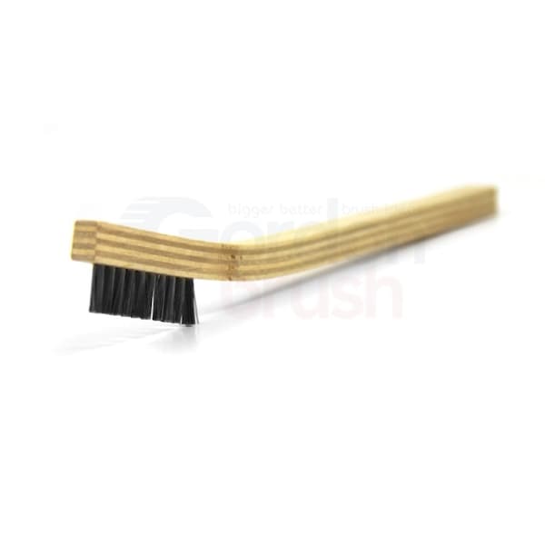 Brocha Gordon Brush de 3x20 Filas Anti-Estática con Cerdas de Puerco Curvo y Mango de Plywood - 11SSP-003G-12