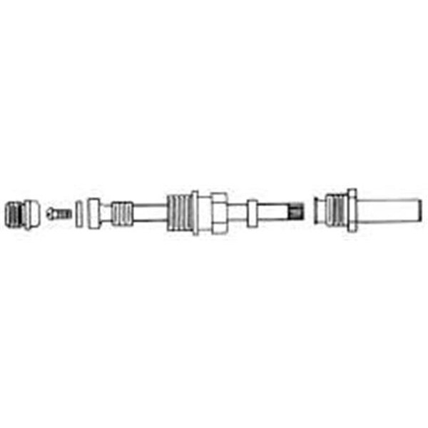 Ensamble de vástago de esquina de Central Brass con asiento - SX-0206029
