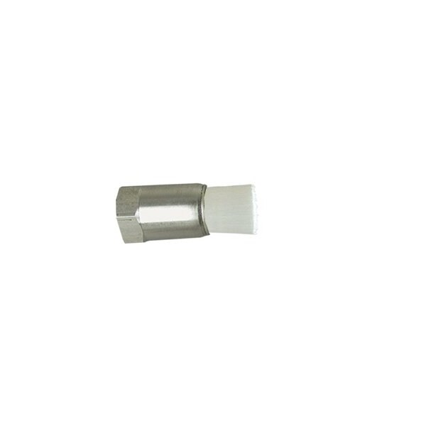 Cepillo de flujo a través de hilo hembra con orificio de nailon de cuerpo D de 1/4" de Gordon Brush - 901198