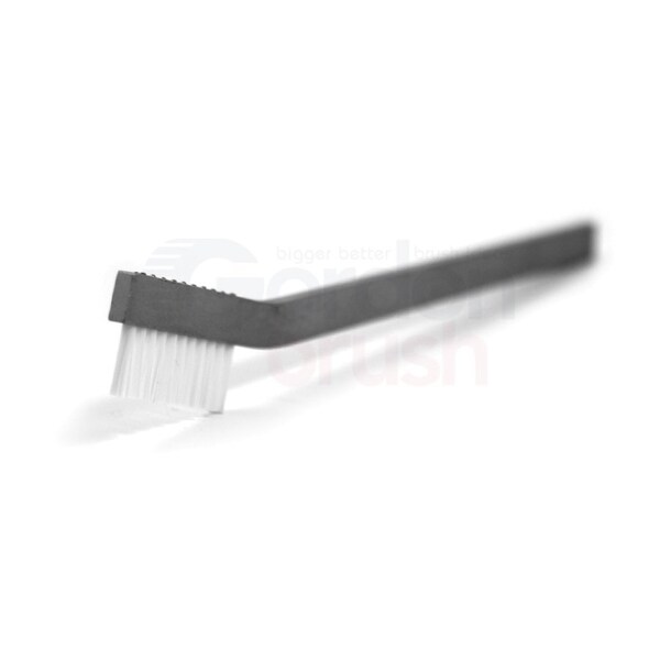 Cepillo Gordon Brush 2x11 Filas 0.010" de Nylón Disipador de Estática con Mango de Aluminio Ensartado a Mano - 11S9AG-12