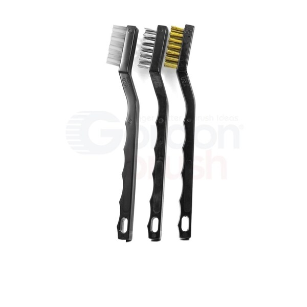 Cepillos de Nylon de Espiral Sencillo de 1-1/4" de Diámetro y 40-1/2" de Longitud con un Solo Tallo de Gordon Brush - 21KITG-12