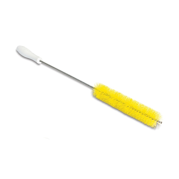 Cepillo de Alambre Retorcido Malish, PBT Amarillo, 1/2" Dia., 21 pulgadas de Largo, Amarillo - 33402SP