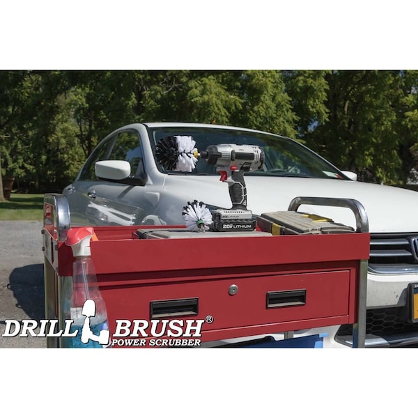 Cepillo Taladro Drillbrush - Camión - Auto - Motocicletas - Suministros de Limpieza - Camión - W-S-MO-QC-DB