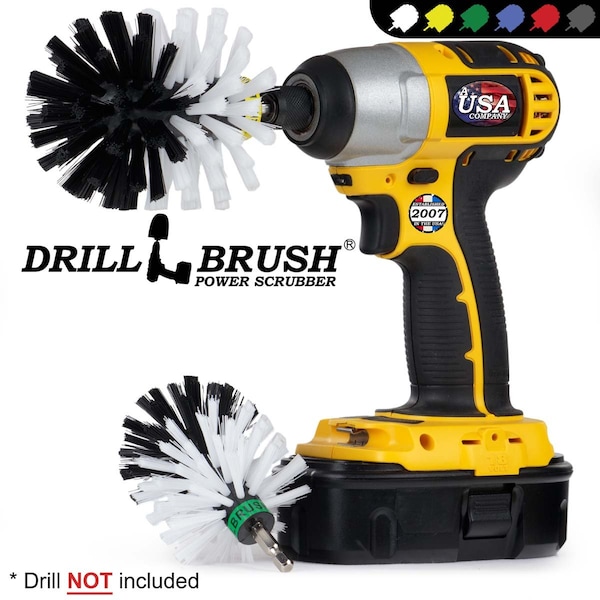 Cepillo Taladro Drillbrush - Camión - Auto - Motocicletas - Suministros de Limpieza - Camión - W-S-MO-QC-DB
