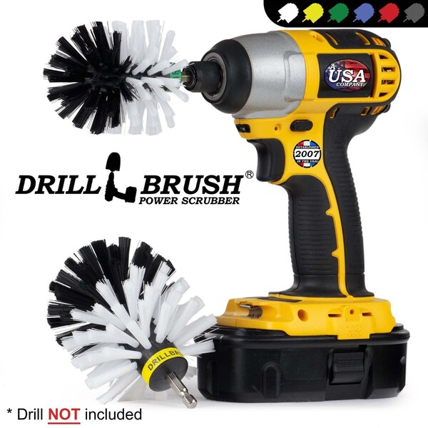 Cepillo Taladro Drillbrush - Camión - Auto - Motocicletas - Suministros de Limpieza - Camión - W-S-MO-QC-DB