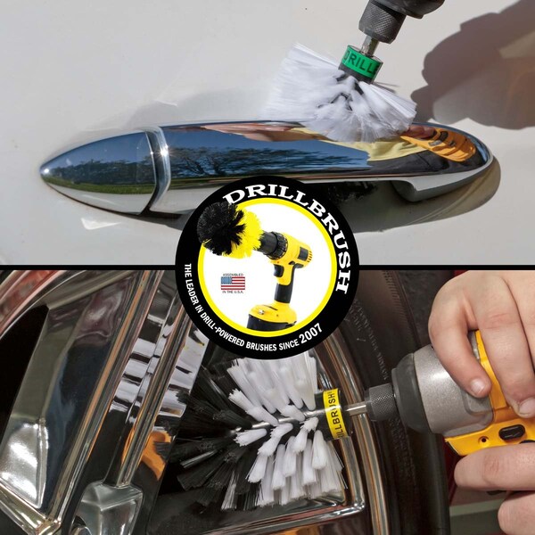 Cepillo Taladro Drillbrush - Camión - Auto - Motocicletas - Suministros de Limpieza - Camión - W-S-MO-QC-DB