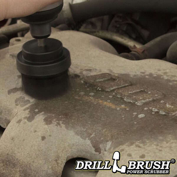 Accesorios para Barbacoa Drillbrush - Cepillo para Parrilla - Cerdas Ultra Rígidas - Cepillo de Fregar - 2IN-S-K-QC-DB