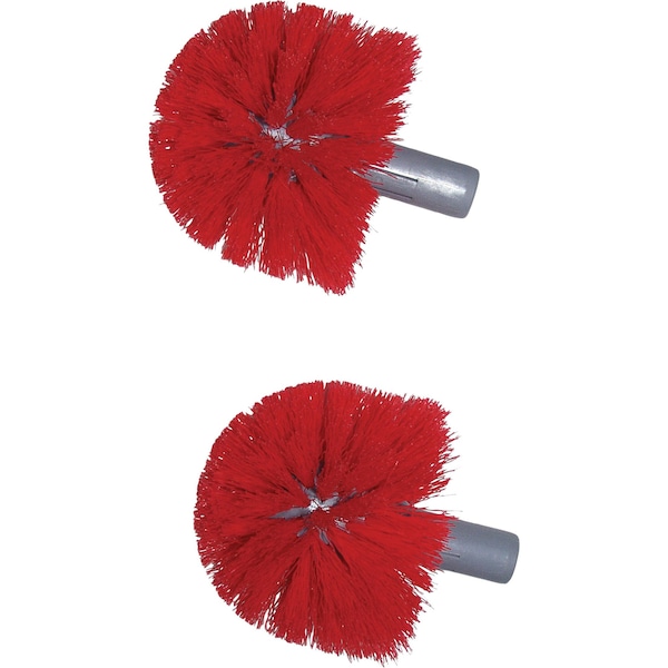 Escobilla para Baño Unger 5 en W con Caddy, Mango de 24 pulgadas de Largo, Cepillo de 2 pulgadas de Largo, Rojo, de Plástico, 26 pulgadas de Largo en Total - BBWHR